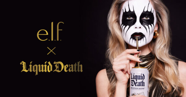 Goth Glamour: Liquid Death and e.l.f. Cosmetics Collaborate on Ghoulish Makeup Kit