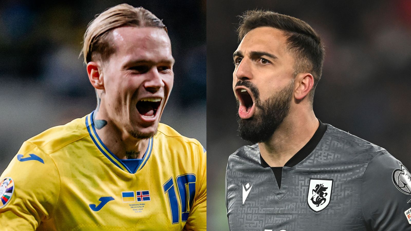 Euro 2024 play-offs: Georgia beat Greece, Ukraine defeat Iceland