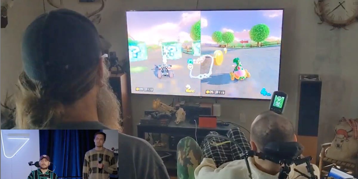 Watch Neuralink's first human patient play 'Mario Kart' with his mind