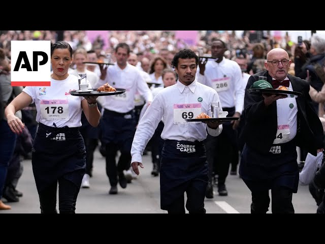 Paris Waiters Race Run for the First Time in 13 Years