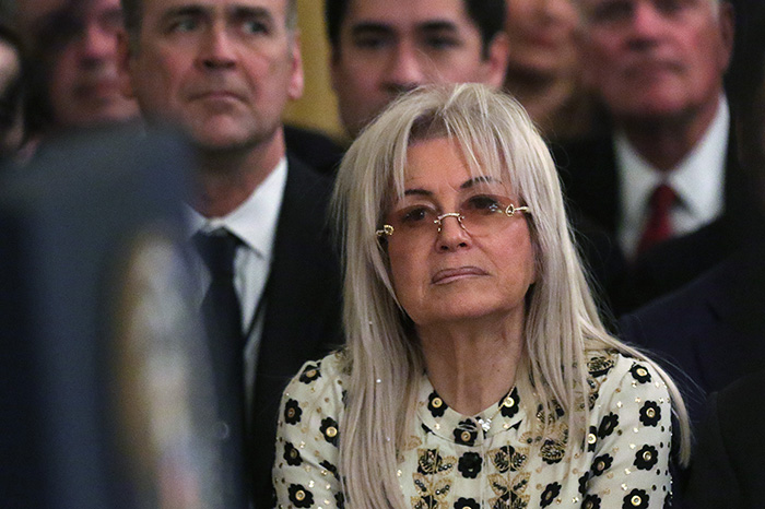 Miriam Adelson recently met with Trump. Her company is also wooing New York Democrats for a casino. (Jeff Coltin/Politico)