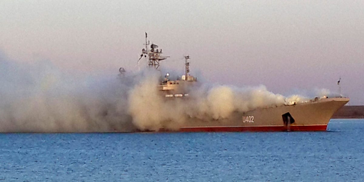 Ukraine used a Neptune missile to attack its own warship that Russia stole a decade ago