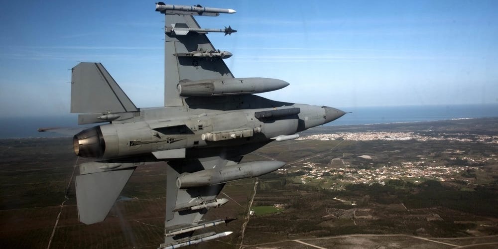 Western air bases that host Ukraine's F-16s are 'legitimate' targets for Russia, says Putin