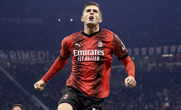 AC Milan attacker Pulisic happy scoring in victory over Slavia Prague