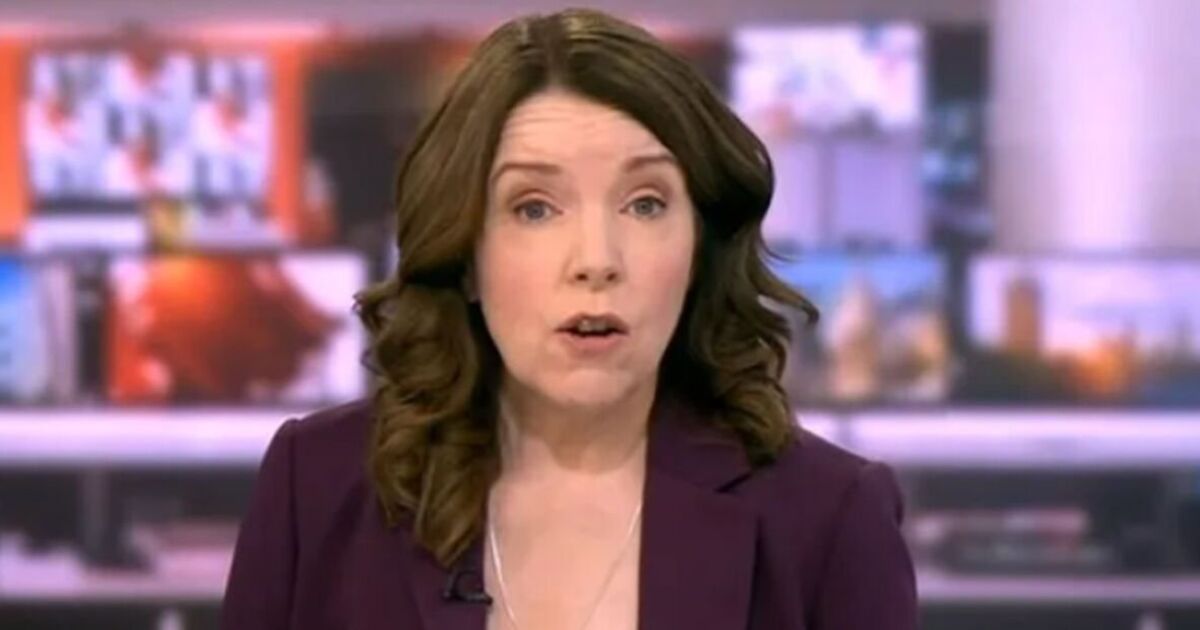 BBC News presenter returns to screens after being taken off air for an entire year