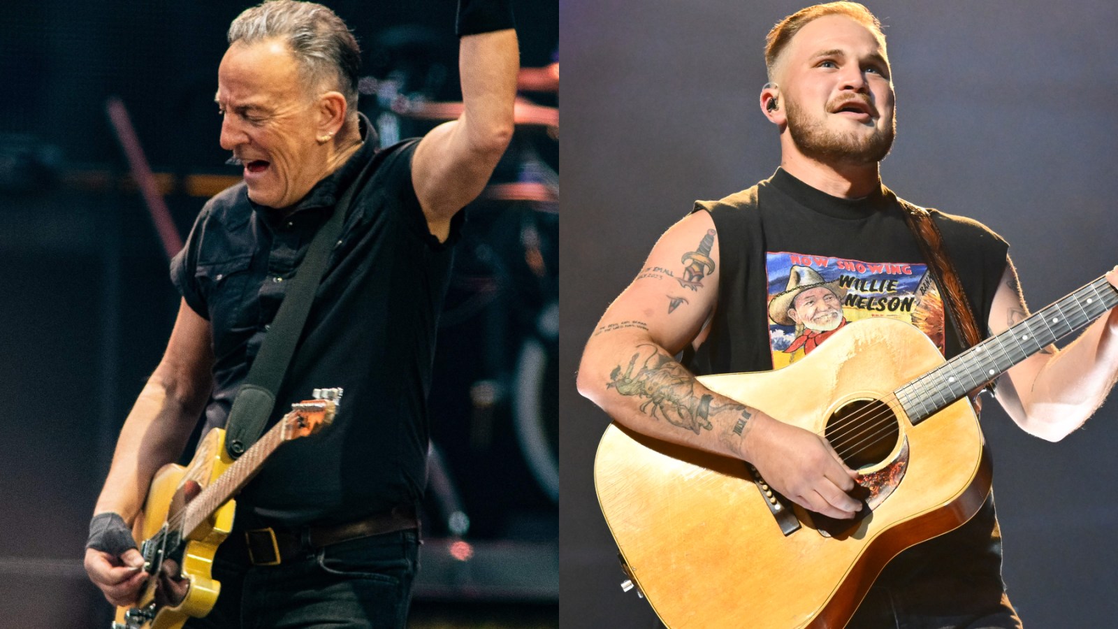 Bruce Springsteen Joins Zach Bryan Onstage at Triumphant Brooklyn Show