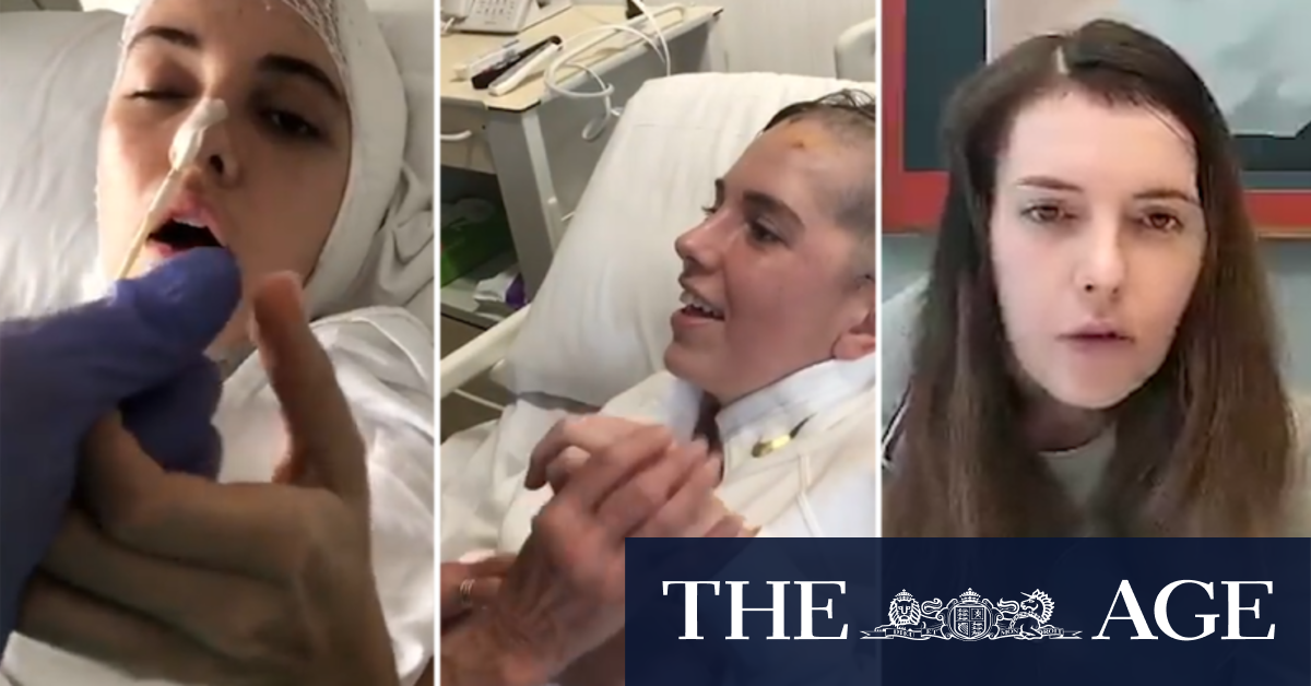 Caroline's brain was 'almost torn in half' after horror holiday crash