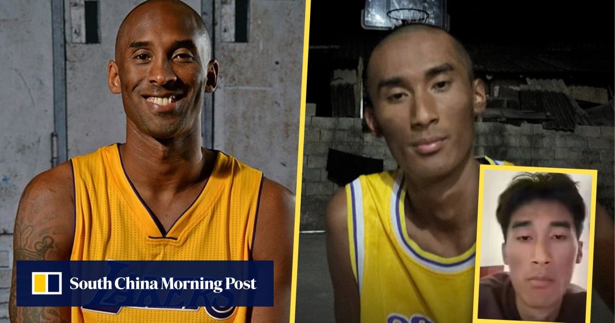 China Kobe Bryant lookalike gets 500,000 fans in 2 weeks after copying style of basketball legend in live-stream