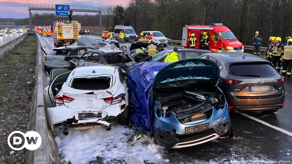 Germany: Massive Autobahn pile-up leaves 2 dead