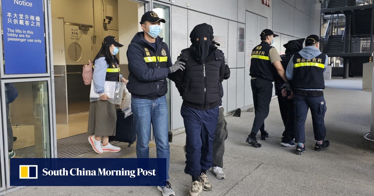 Hong Kong customs arrests 2 men arriving from Canada on suspicion of smuggling HK$18 million in cannabis buds into city