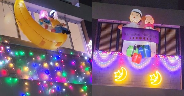 'It's beginning to look a lot like Eid': Tampines residents illuminate neighbourhood with nostalgic festive decorations