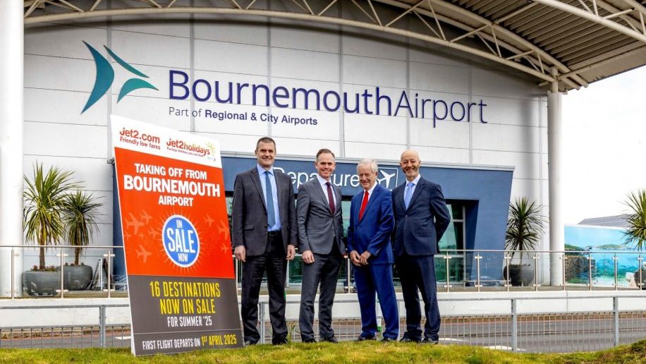 Jet2 announces Bournemouth base