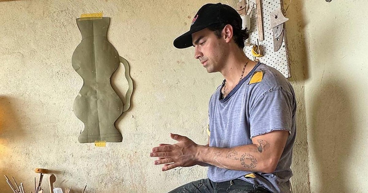 Joe Jonas Unwinds From Touring by Getting Crafty in Pottery Studio