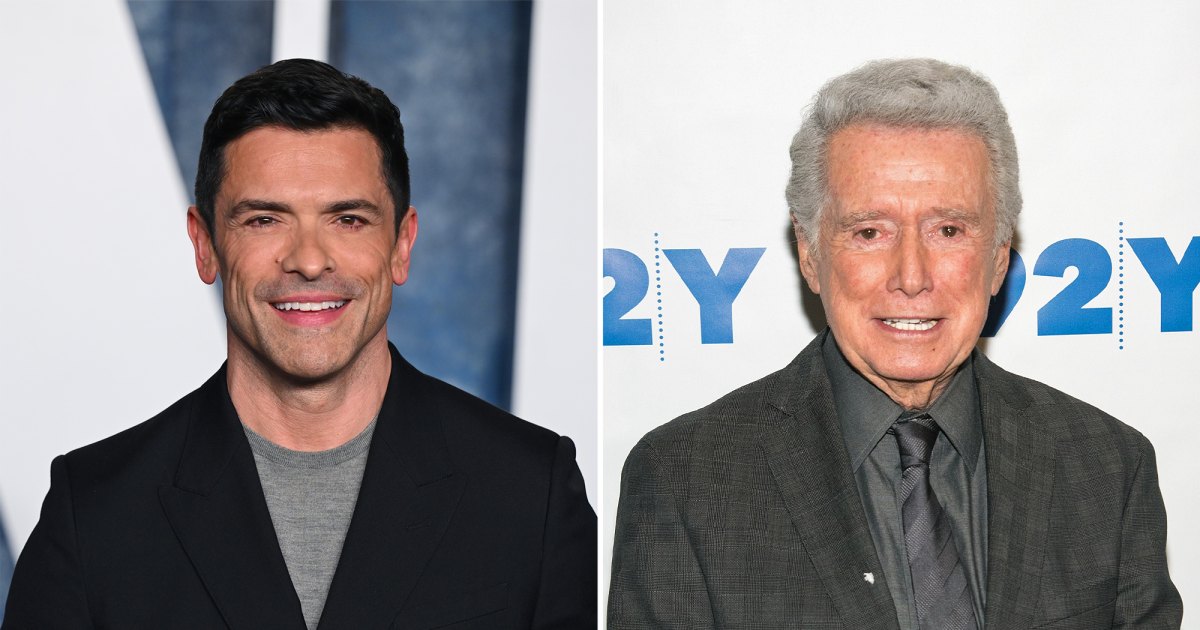 Mark Consuelos Was Confused for the Late Regis Philbin at a Knicks Game