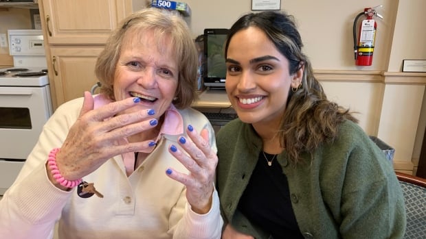 Meet the GlamourGals: These med students spend their free time painting seniors' nails