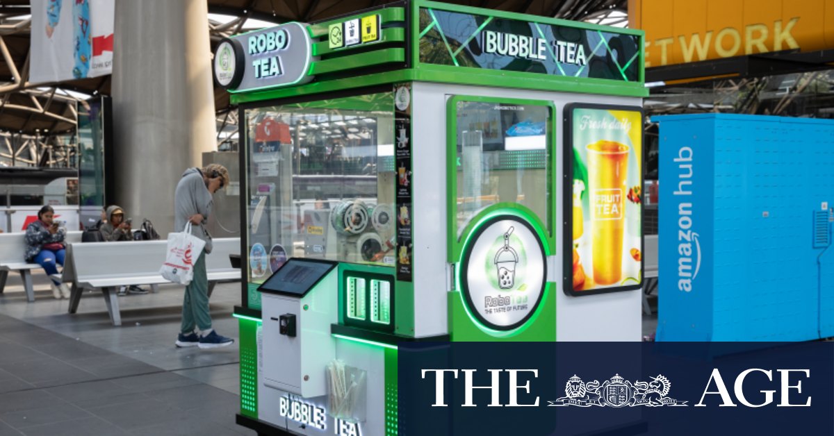 Pizza, flowers, bubble tea: are high-tech vending machines the new trend?