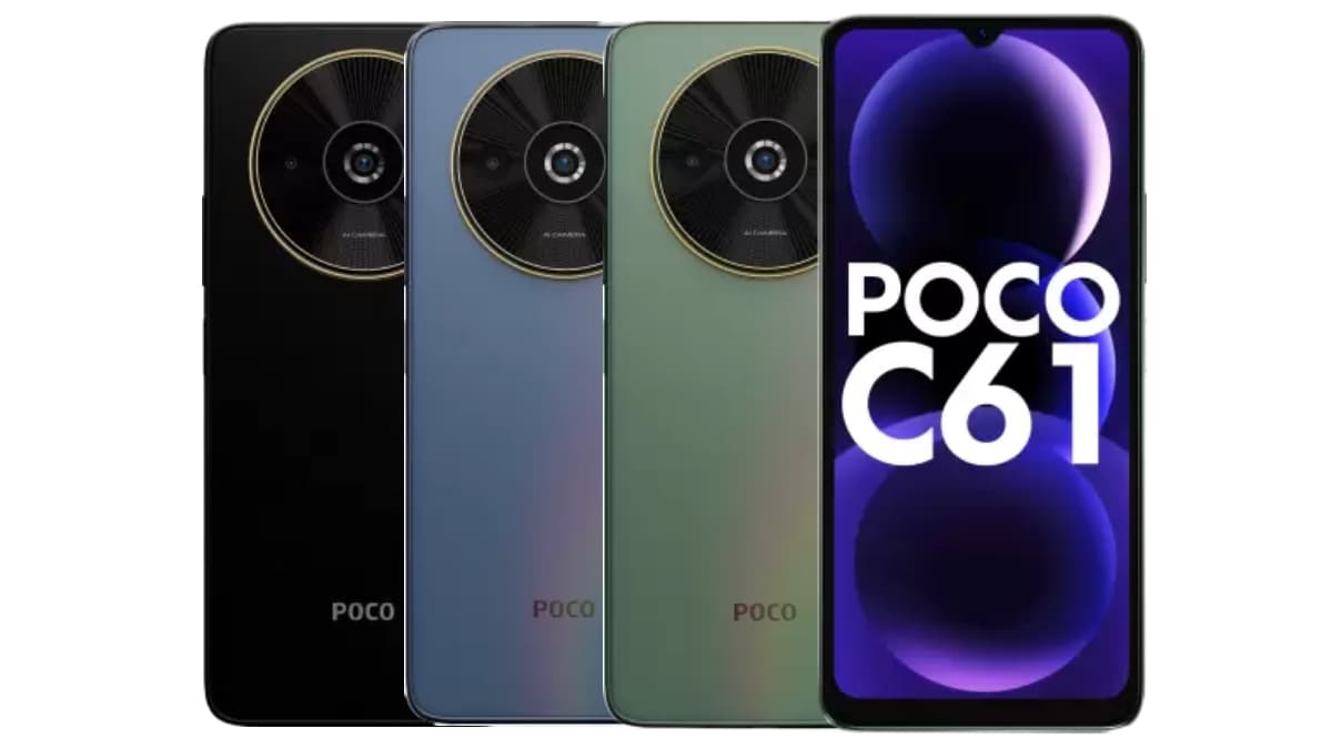 Poco C61 With MediaTek Helio G36 SoC, 5,000mAh Battery Launched in India: Price, Specifications