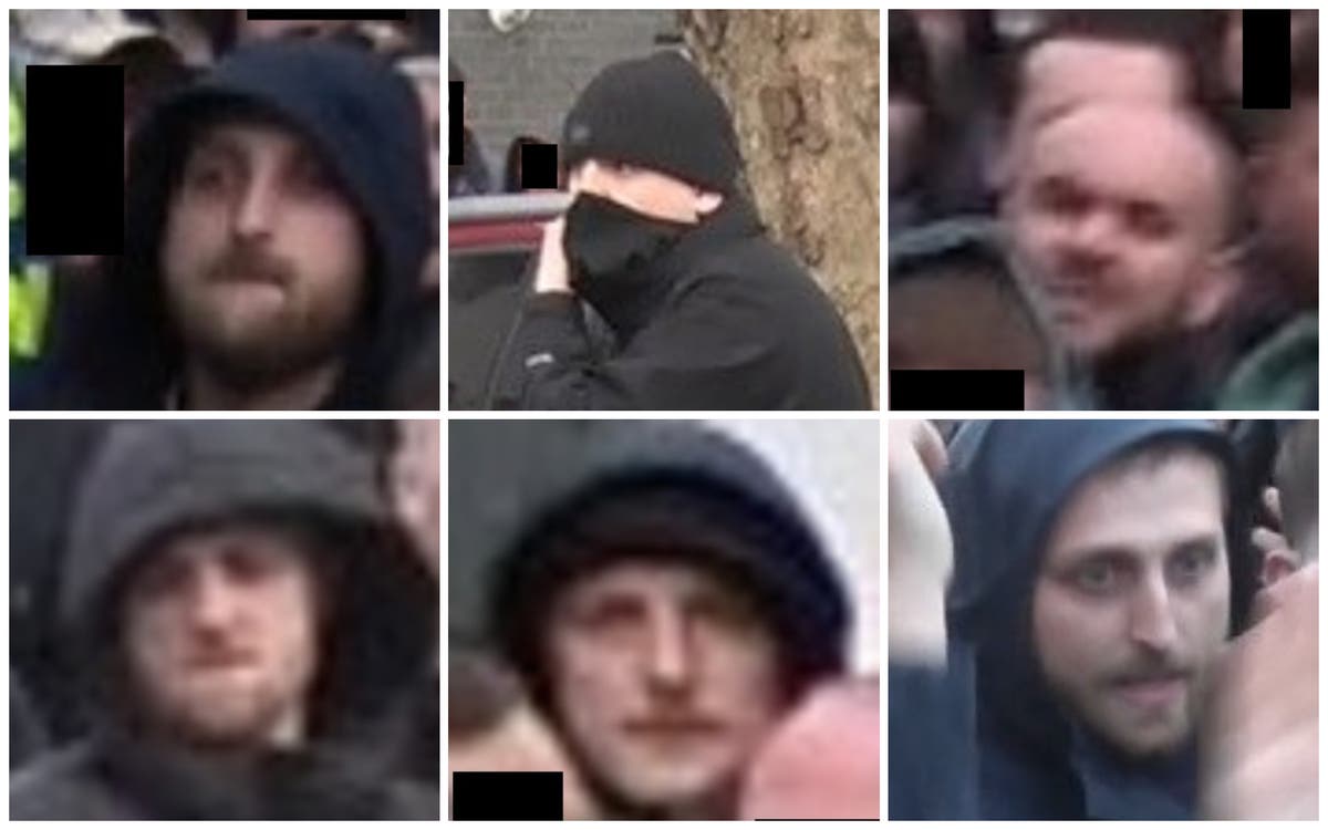 Police issue images in connection with Millwall vs Birmingham match violence which left officers injured