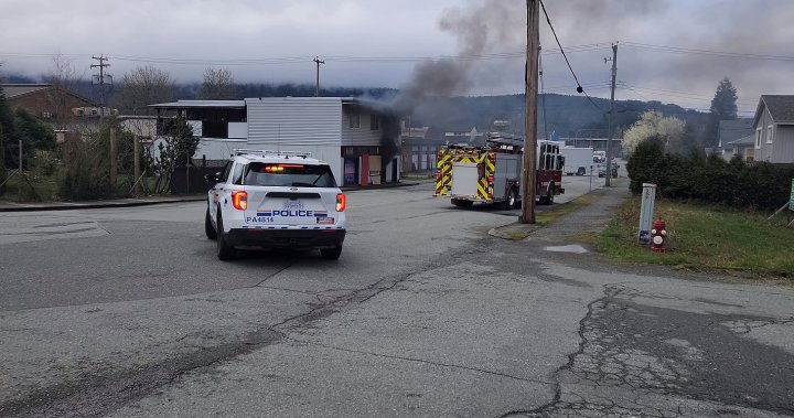 RCMP conduct controlled demolition after cache of explosives, guns found in Port Alberni