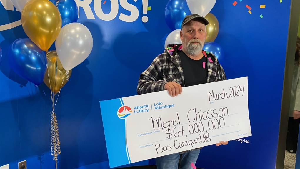 Record-breaking N.B. lottery winner kept winning ticket on dresser for nearly a year