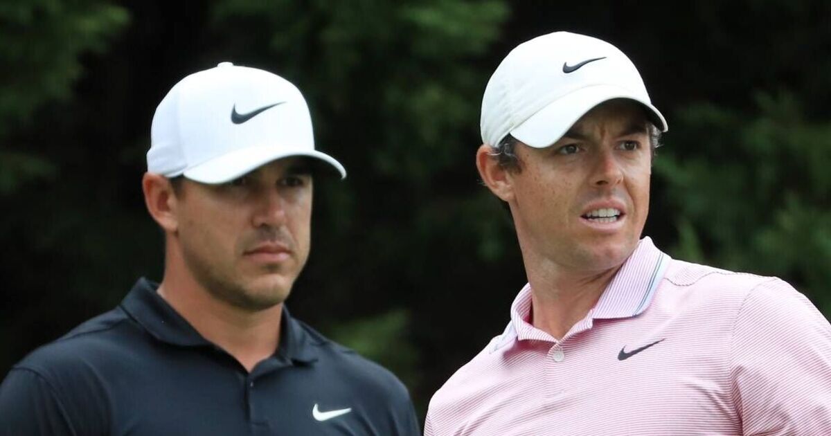 Rory McIlroy's classy exchange with Brooks Koepka caught on camera after major heartache