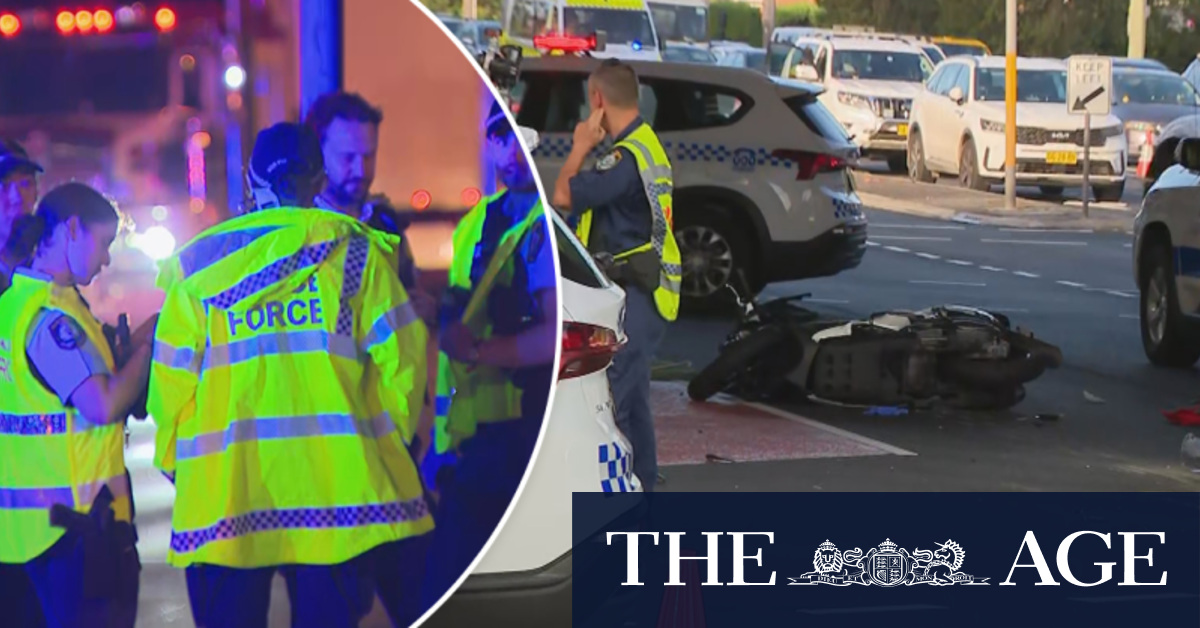 Scooter rider killed in Sydney collision