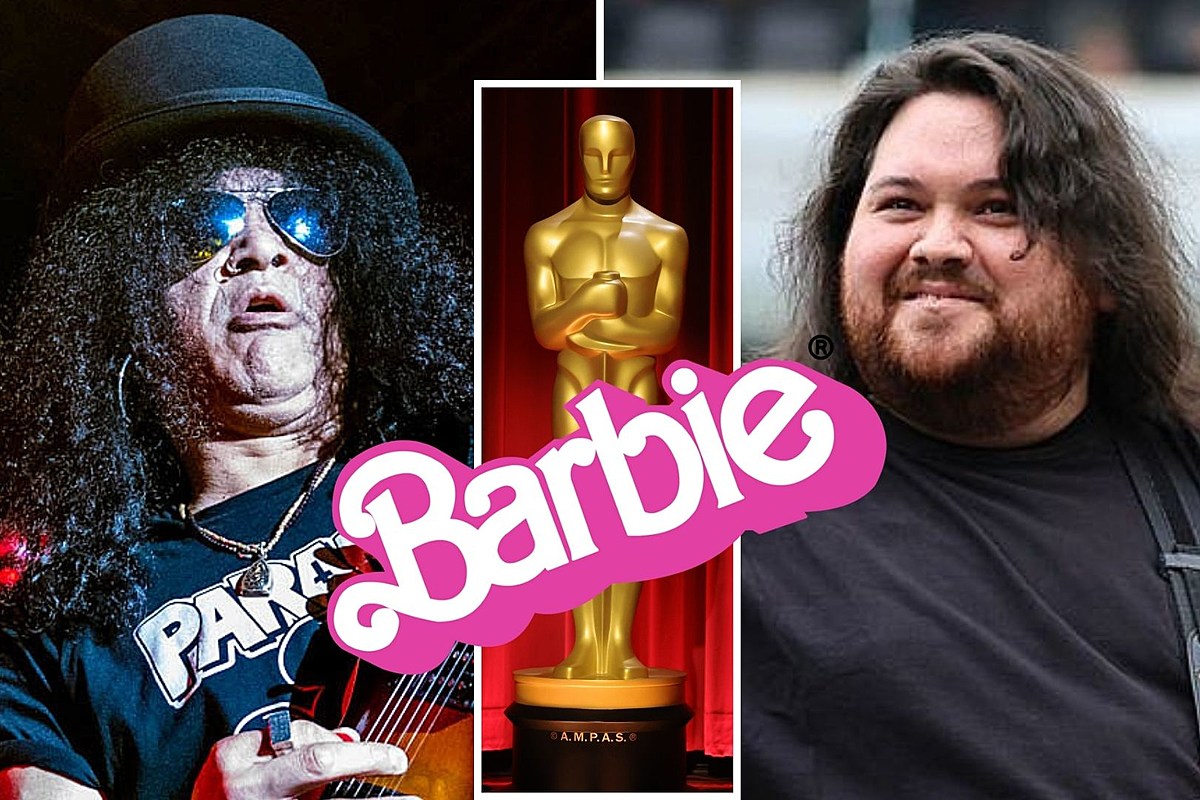Slash + Wolfgang Van Halen Perform 'Barbie' Song at Oscars