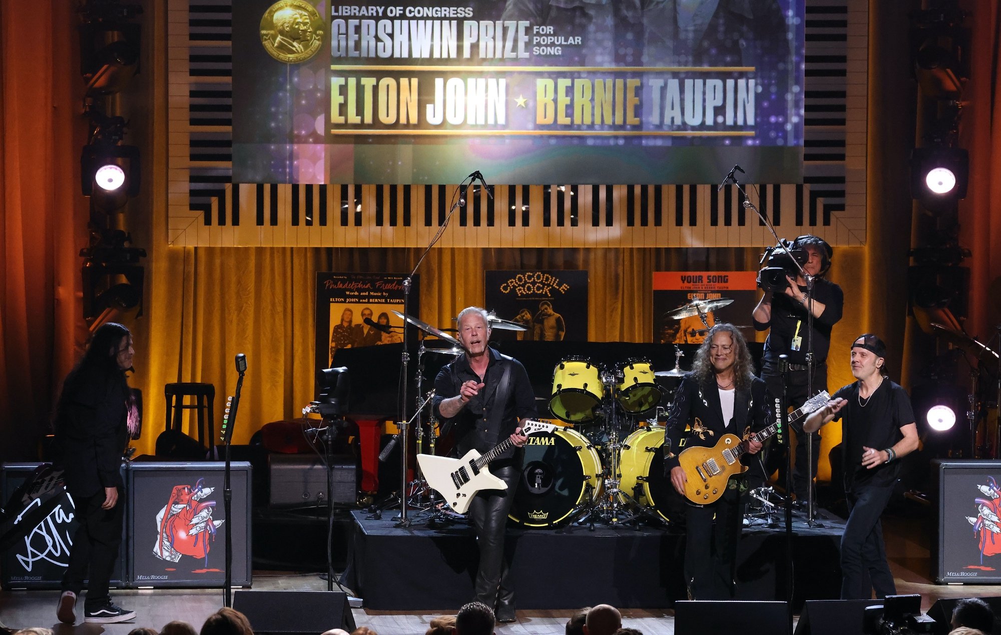 Watch Metallica cover Elton John at 2024 Gershwin Prize