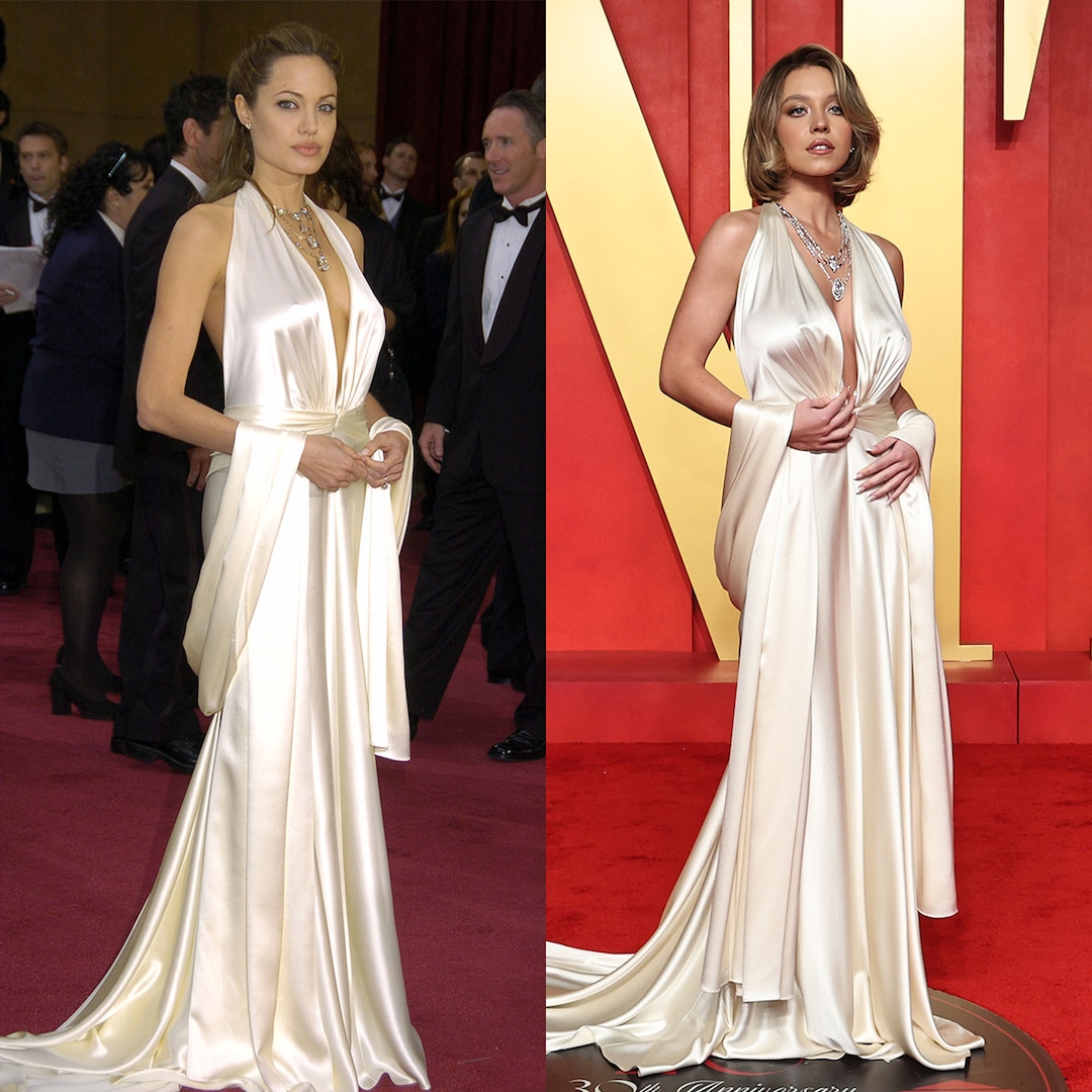  Why Sydney Sweeney Wanted to Wear Angelina Jolie's 2004 Oscars Dress 