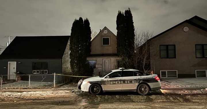 Winnipeg police are at the scene of Selkirk Avenue homicide