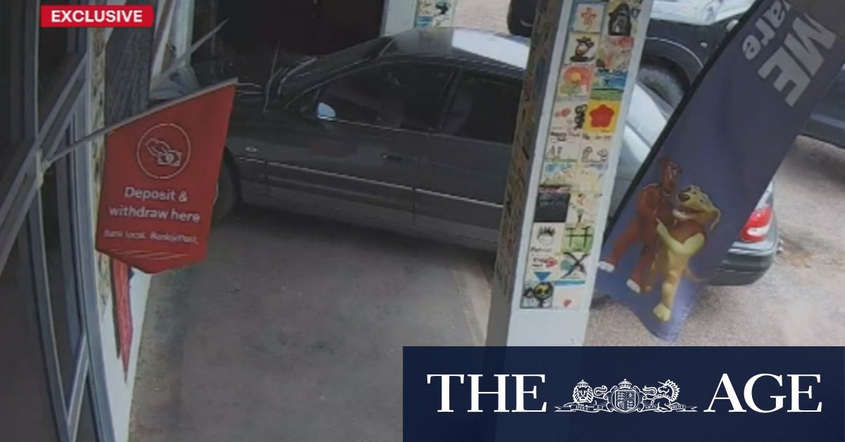 Woman allegedly smashes into post office