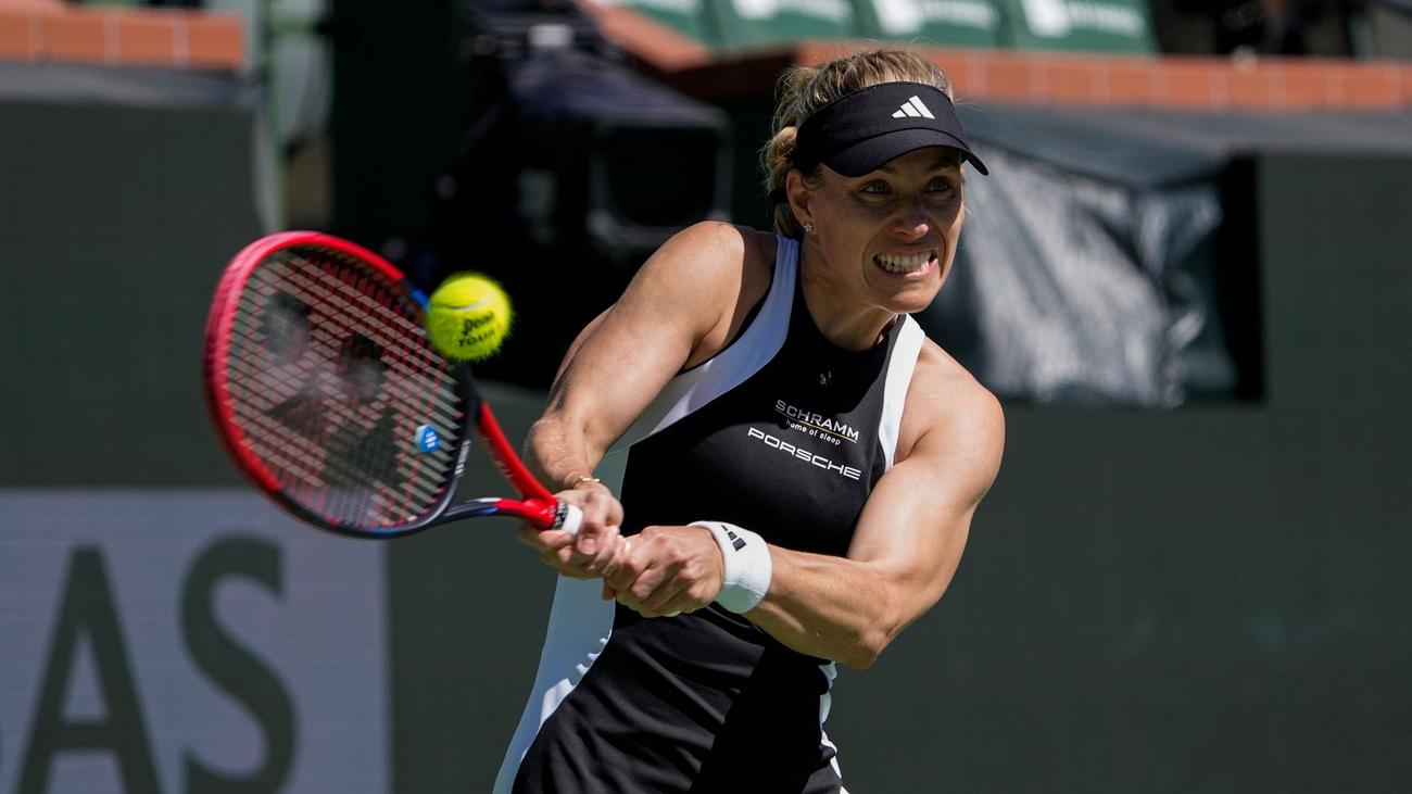 Tennis: Kerber gewinnt in Indian Wells zweites Match nach Baby-Pause