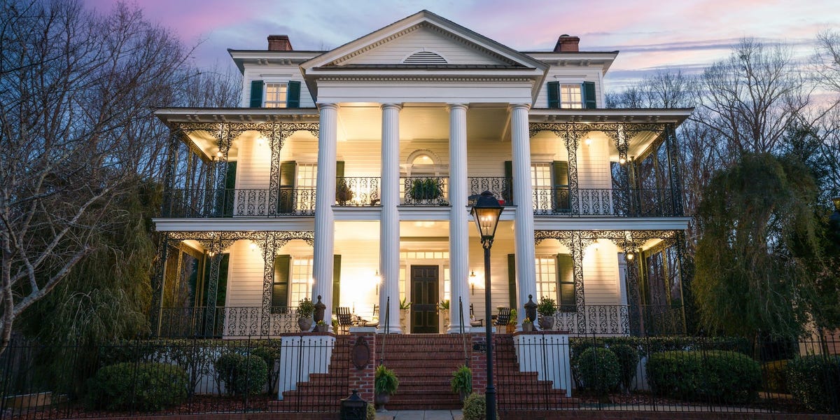 A Georgia home designed to look like Disney's Haunted Mansion is on sale for $2.2 million. Take a look inside.