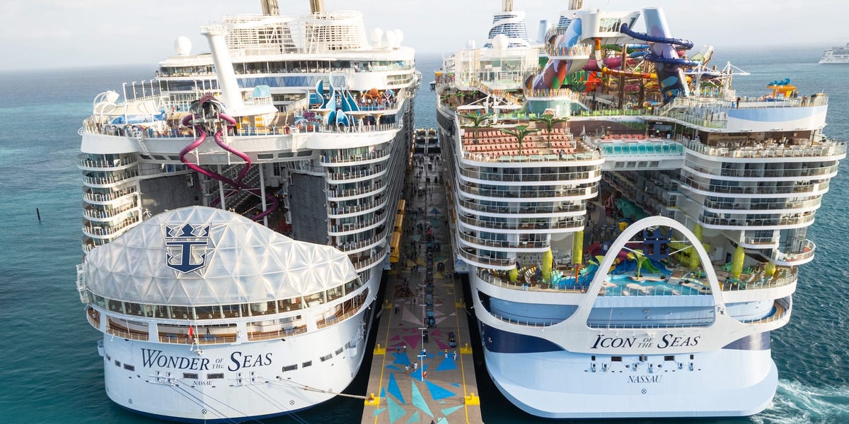 Why Royal Caribbean isn't going all in on massive cruise ships despite the wild success of its new Icon of the Seas
