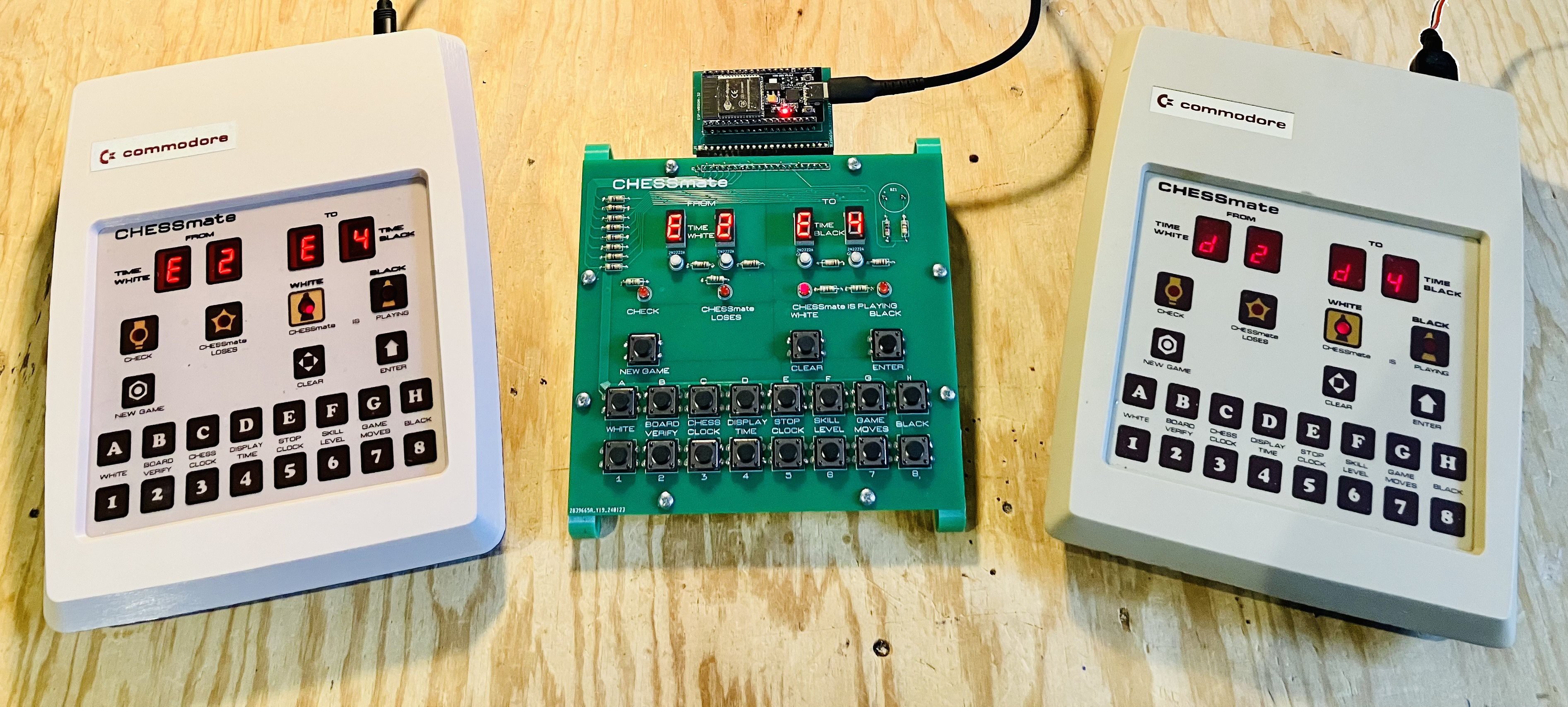 Commodore CHESSmate Replica Runs on the ESP32
