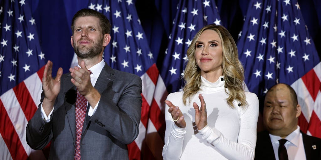 Eric Trump's wife, Lara Trump, now co-chairs the RNC. Here's a timeline of their relationship.
