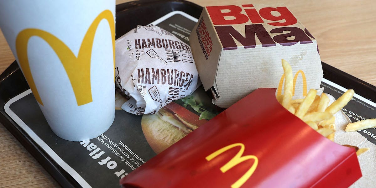McDonald's says cash-strapped diners are choosing to eat at home more often