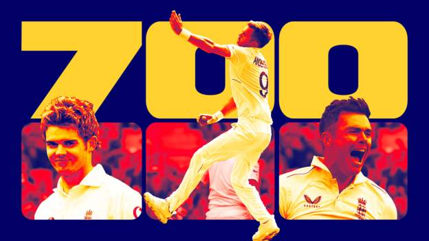 Anderson becomes first pace bowler to 700 Test wickets