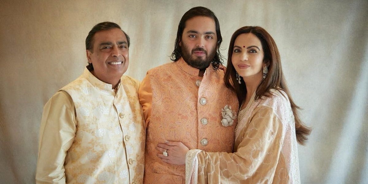 You probably missed one of the biggest shows of wealth at the Ambanis' pre-wedding celebration, and it had nothing to do with the bride and groom
