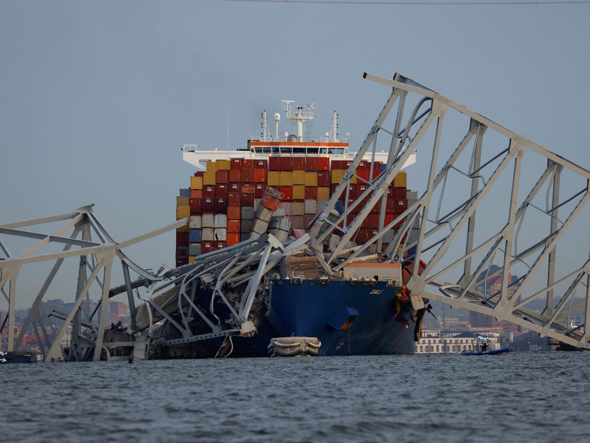 The collapsed Baltimore bridge didn't stand a chance against such a huge cargo ship, engineers say