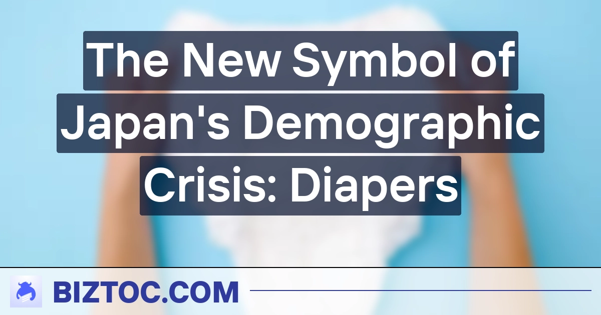 The New Symbol of Japan's Demographic Crisis: Diapers