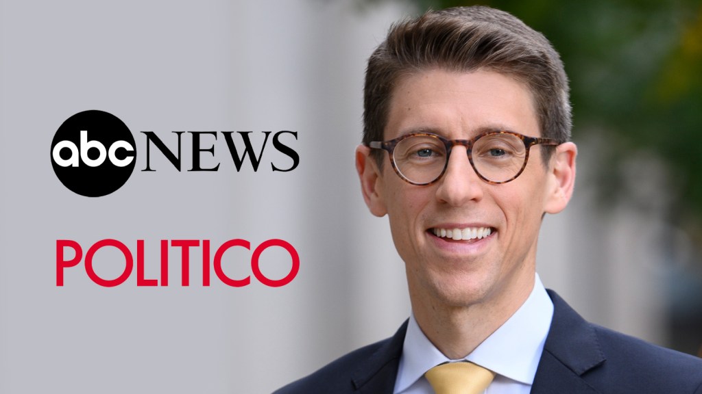Jonathan Greenberger To Depart As ABC News D.C. Bureau Chief For Role At Politico
