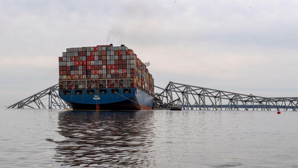 Cargo ships are starting to get around the collapsed Baltimore bridge