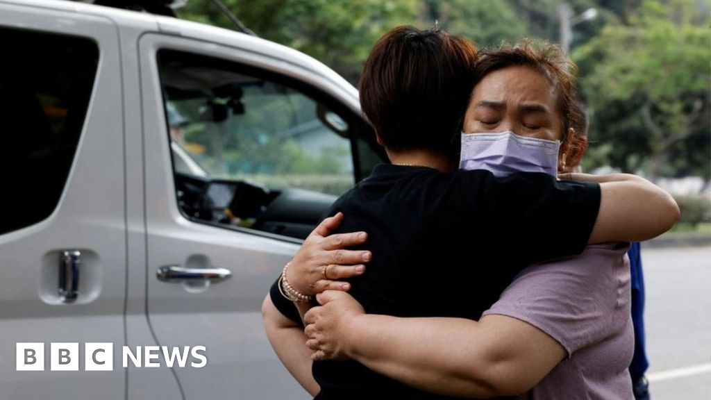 'The walls were crumbling' - escaping Taiwan's earthquake