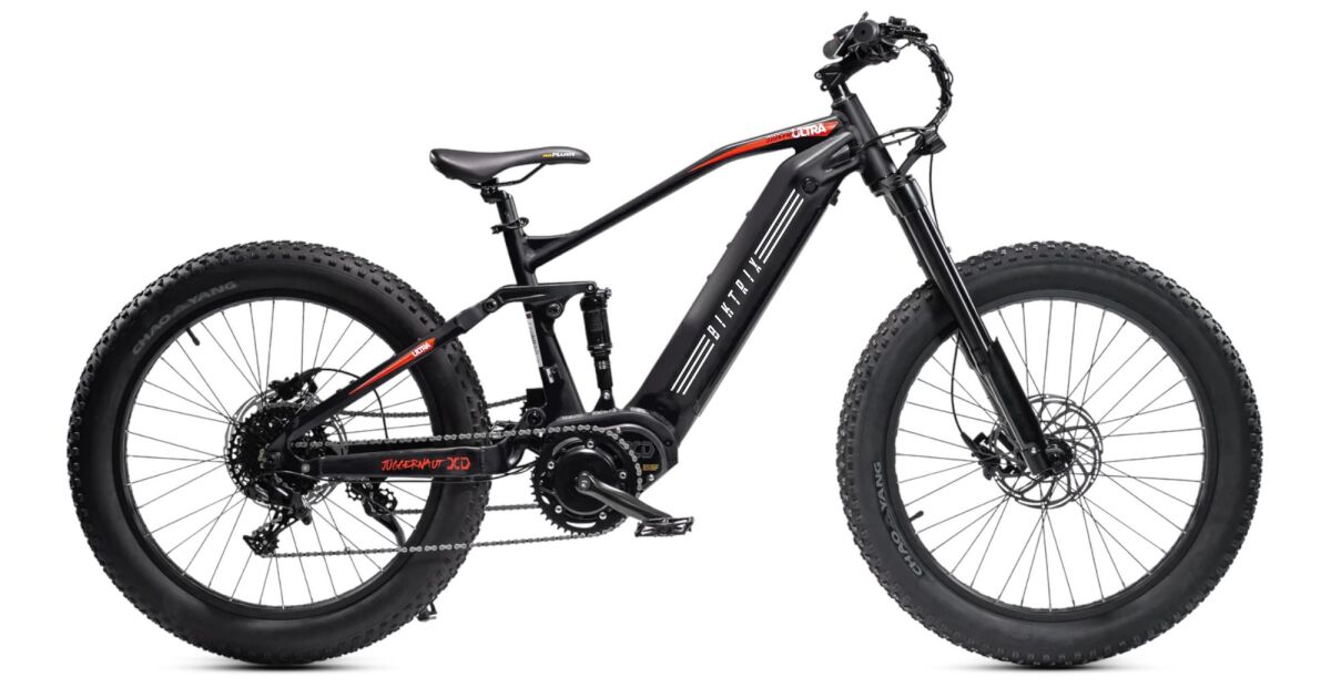 Crazy powerful dual-drive fatbike gains rear air spring for smoother riding