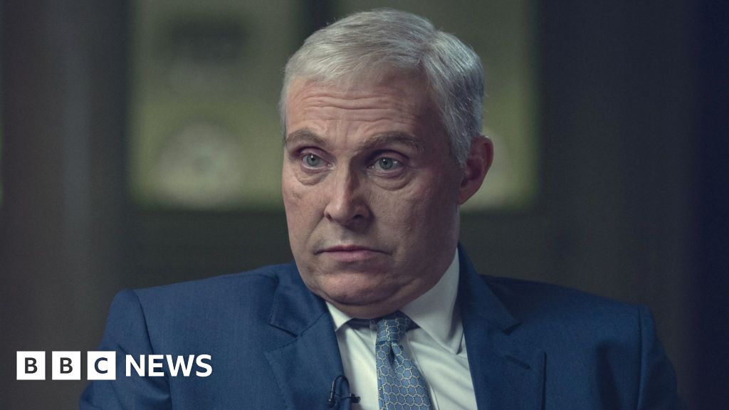 Prince Andrew's infamous BBC interview... as dramatised by Netflix