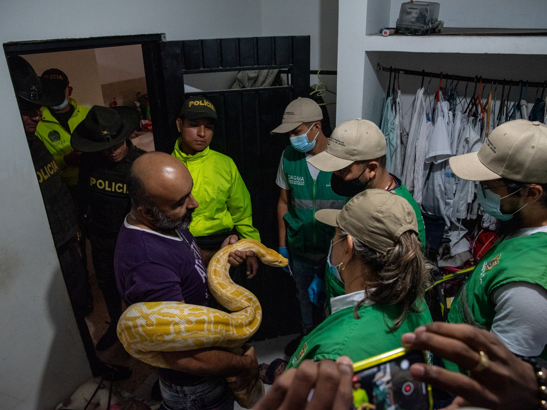 In Colombia, hunting poachers, not drug traffickers