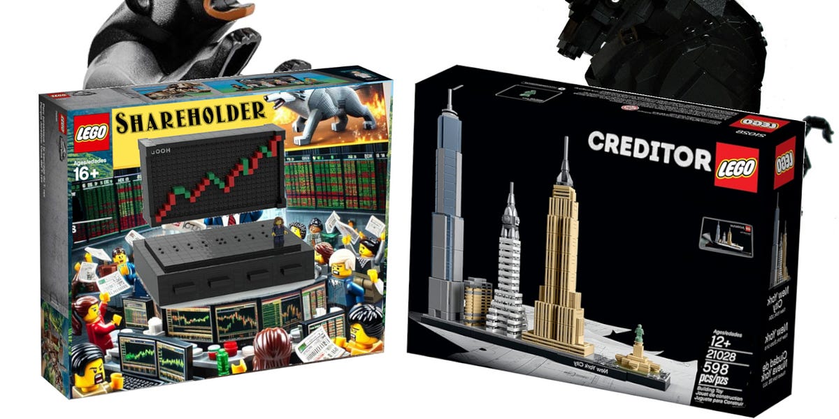 A Lego Model of Financial Capitalism