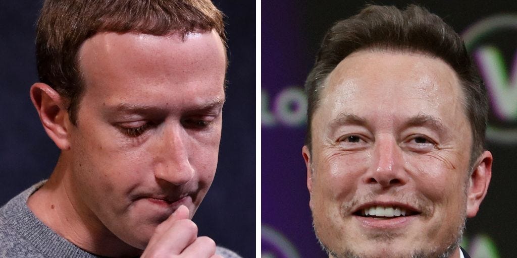 Mark Zuckerberg moves ahead of Elon Musk on richest person list as Tesla falters