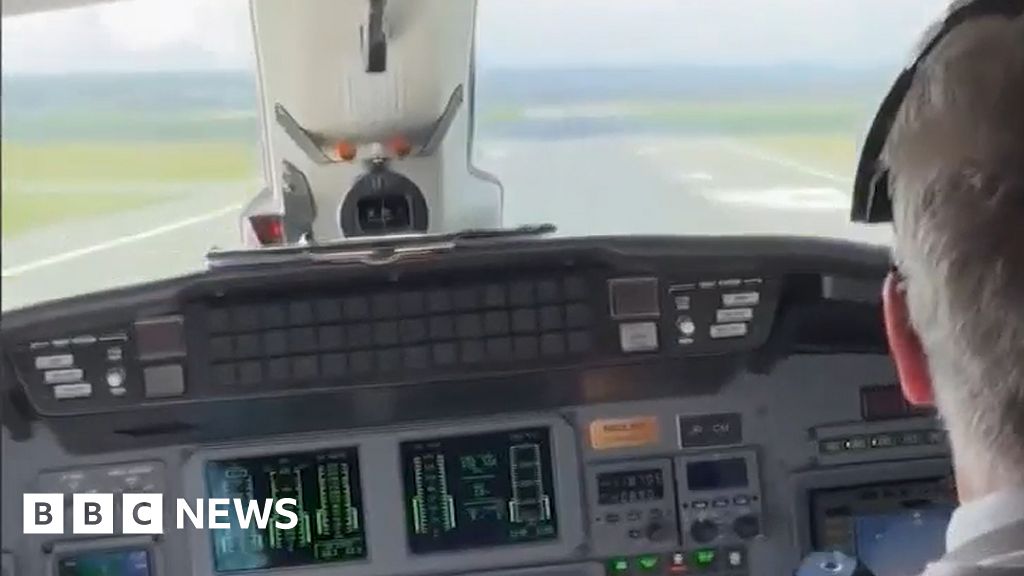 Pilot's 'extraordinary' landing in Storm Kathleen
